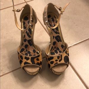 Gianni Bini calf hair heels